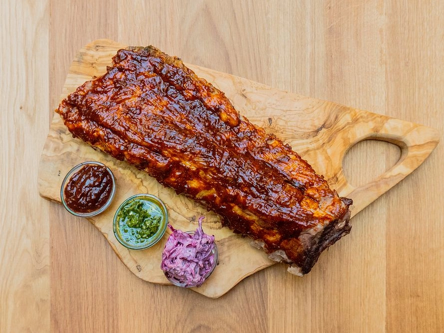 BBQ VEPŘOVÁ ŽEBRA 1000g