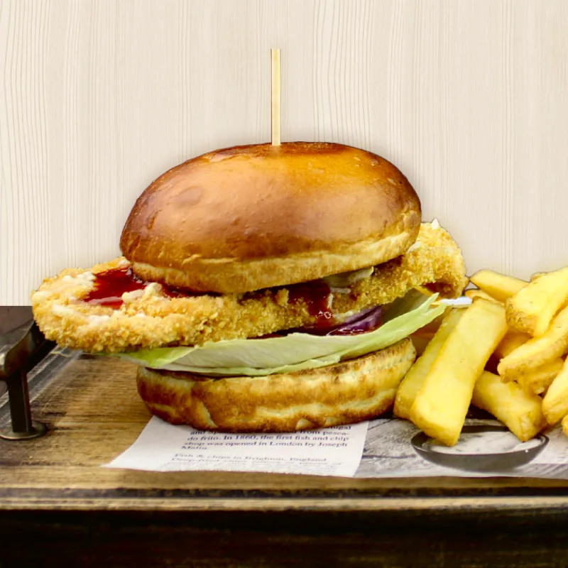 Buffalo chicken burger
